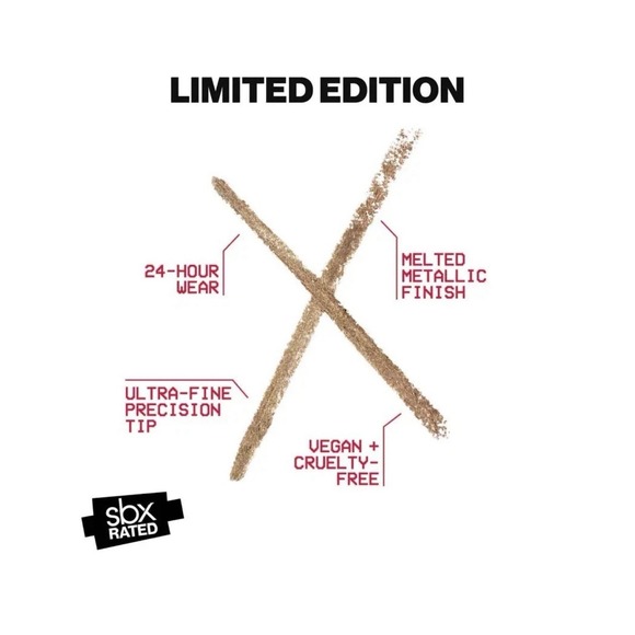 NEW IN BOX SMASHBOX sbx Rated Metal FX Metallic Eyeliner .01 oz/.28g MEDAL - Picture 3 of 8